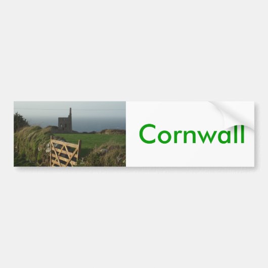 Tin mine Cornwall Bumpersticker (Voorkant)