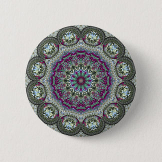 tin - Paisley Print Ronde Button 5,7 Cm