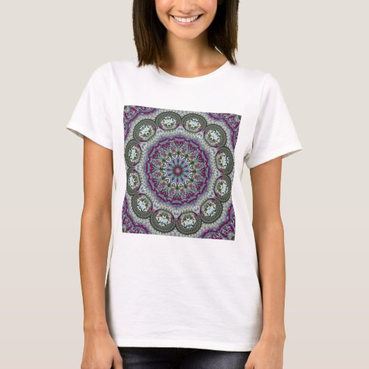  tin - Paisley Print T-shirt (Voorkant)