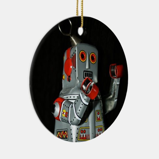 Tin Robot Ornament (Rechts)