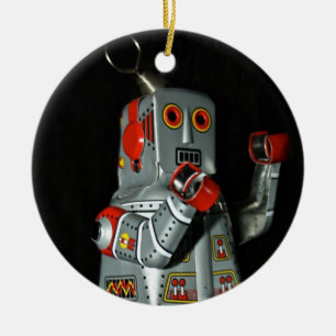 Tin Robot Ornament