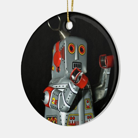Tin Robot Ornament (Links)