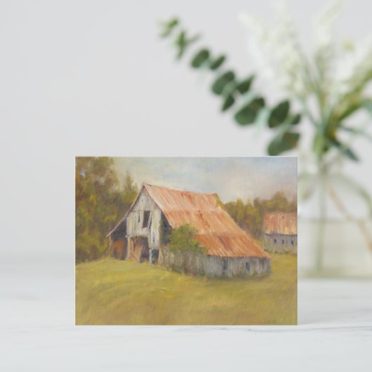 Tin Roof Barn Briefkaart (Staand voorkant)