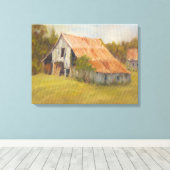 Tin Roof Barn Canvas Afdruk (Insitu (Houten vloer))