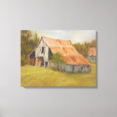 Tin Roof Barn Canvas Afdruk (Voorkant)