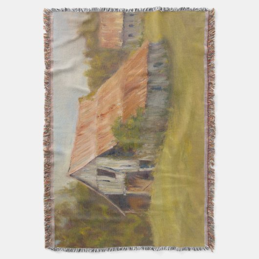 Tin Roof Barn Deken (Voorkant Verticaal)