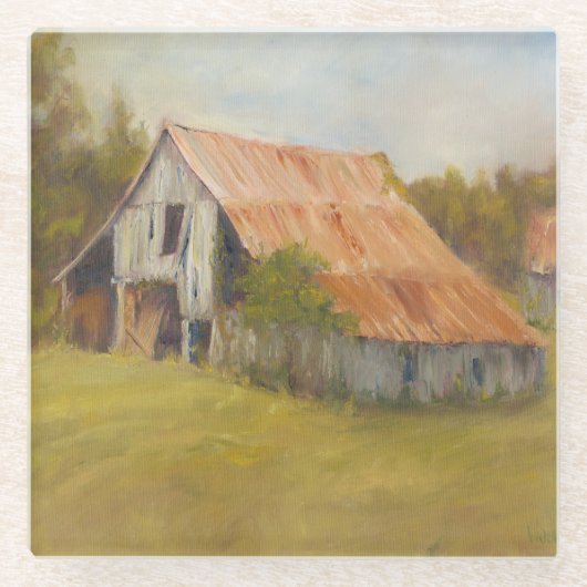 Tin Roof Barn Glazen Onderzetter (Voorkant)