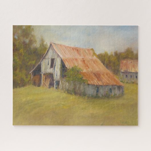 Tin Roof Barn Legpuzzel (Horizontaal)