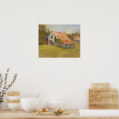 Tin Roof Barn Poster (Keuken)