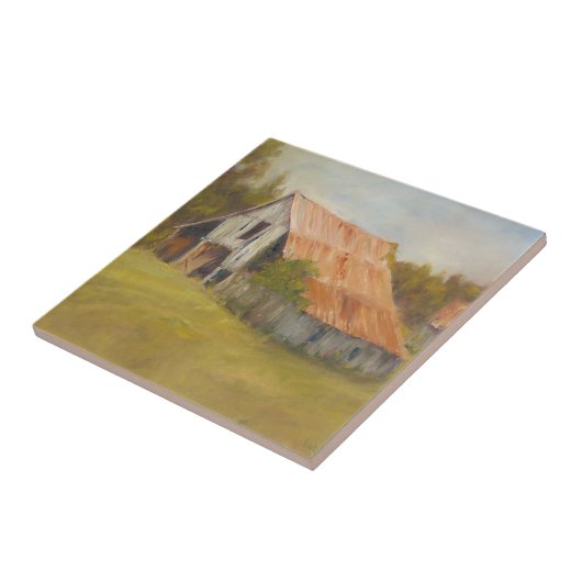 Tin Roof Barn Tegeltje (Zijkant)