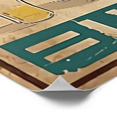  Tin Sign, Retro Metal, IK DOE WAT IK WIL Poster (Hoek)