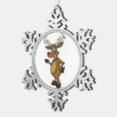 Tin Sneeuwvlok Ornament (Rechts)