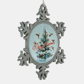 Tin Sneeuwvlok Ornament (Links)