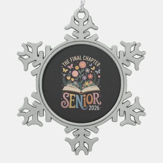   TIN SNEEUWVLOK ORNAMENT (Voorkant)