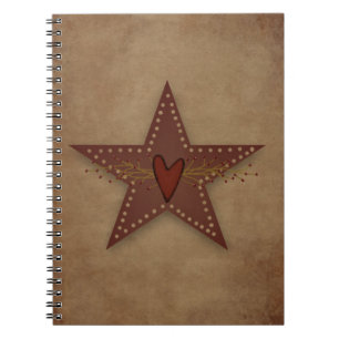 Tin Star-Notitieboek Notitieboek
