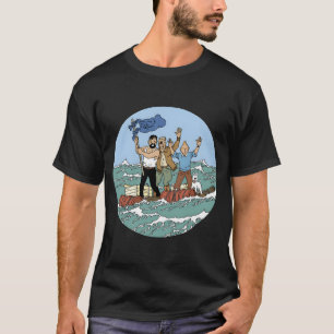 Tin-Tin Zee Adventure met Captain Haddock T-shirt