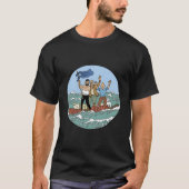 Tin-Tin Zee Adventure met Captain Haddock T-shirt (Voorkant)