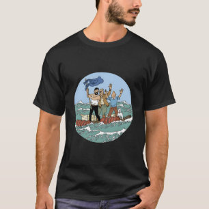 Tin-Tin Zee Adventure met Captain Haddock T-shirt