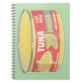 Tin tonijn Ingeblikte vis retro Notitieboek (Voorkant)