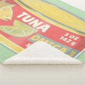 Tin tonijn Ingeblikte vis retro Sherpa Deken (3/4)