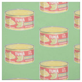 Tin tonijn Ingeblikte vis retro Stof (Swatch)