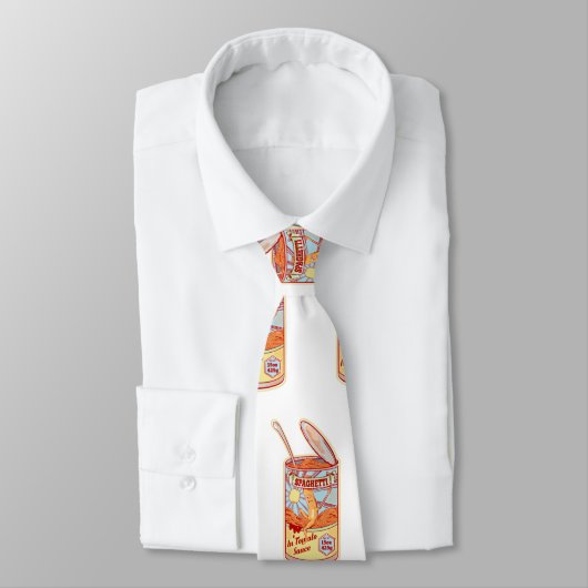 Tin van conserven van Spaghetti Stropdas (Gebonden)