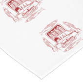 Tin van sardines korte tafelloper (Hoek)