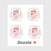 Tin van sardines voor de pop sticker (Vel)