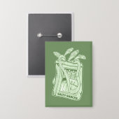 Tin van sardines zoute snack button (Voorkant / Achterkant)