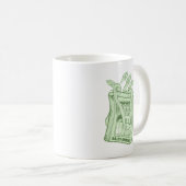 Tin van sardines zoute snack koffiemok (Voorkant rechts)