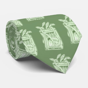 Tin van sardines zoute snack stropdas