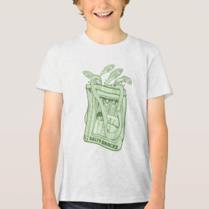 Tin van sardines zoute snack Tri-Blend shirt