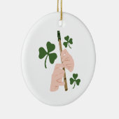 Tin Whistle Keramisch Ornament (Rechts)