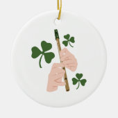 Tin Whistle Keramisch Ornament (Voorkant)
