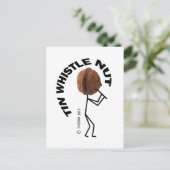 Tin Whistle Nut Briefkaart (Staand voorkant)