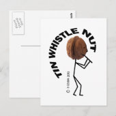 Tin Whistle Nut Briefkaart (Voorkant / Achterkant)
