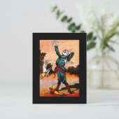  Tin Woodman en Scarecrow Briefkaart (Staand voorkant)