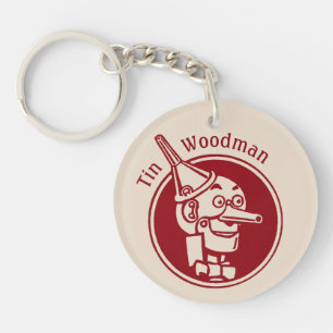 Tin Woodman (Tin Man) Face CC0900 Wonderful Wizard Sleutelhanger
