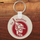 Tin Woodman (Tin Man) Face CC0901 Wonderful Tovena Sleutelhanger (Voorkant)