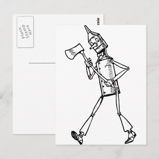Tin Woodsman Briefkaart (Voorkant / Achterkant)