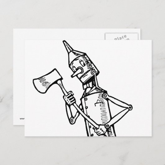 Tin Woodsman Briefkaart (Voorkant / Achterkant)