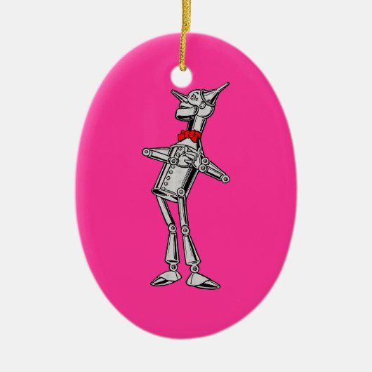 Tin Woodsman  Tovenaar van Oz 1900 Keramisch Ornament (Voorkant)