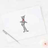 Tin Woodsman  Wizard of Oz 1900 Ovale Sticker (Envelop)