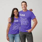TINA Definition Personal Name Funny Birthday T-shirt (Unisex)