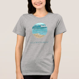 TINA-peptide, golf, aangepaste tekst, licht  Tri-Blend Shirt