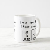 Tina periodieke lijstnaam mok (Voorkant rechts)