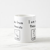 Tina periodieke lijstnaam mok (Center)