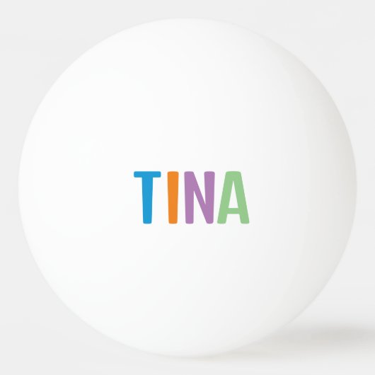 Tina Pingpongbal (Voorkant)
