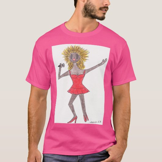 Tina Turner Singer T-shirt (Voorkant)