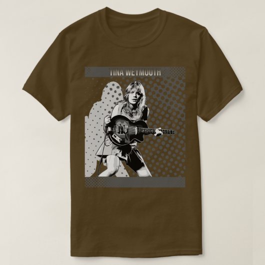 Tina Weymouth Het geweldige talent en T-shirt (Design voorkant)